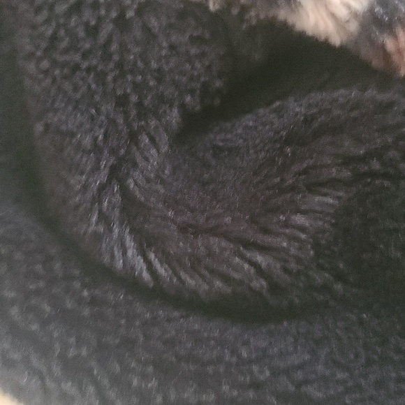 Reversible! Girls Flight Jacket with Faux Fur Size 10 - Picture 6 of 10